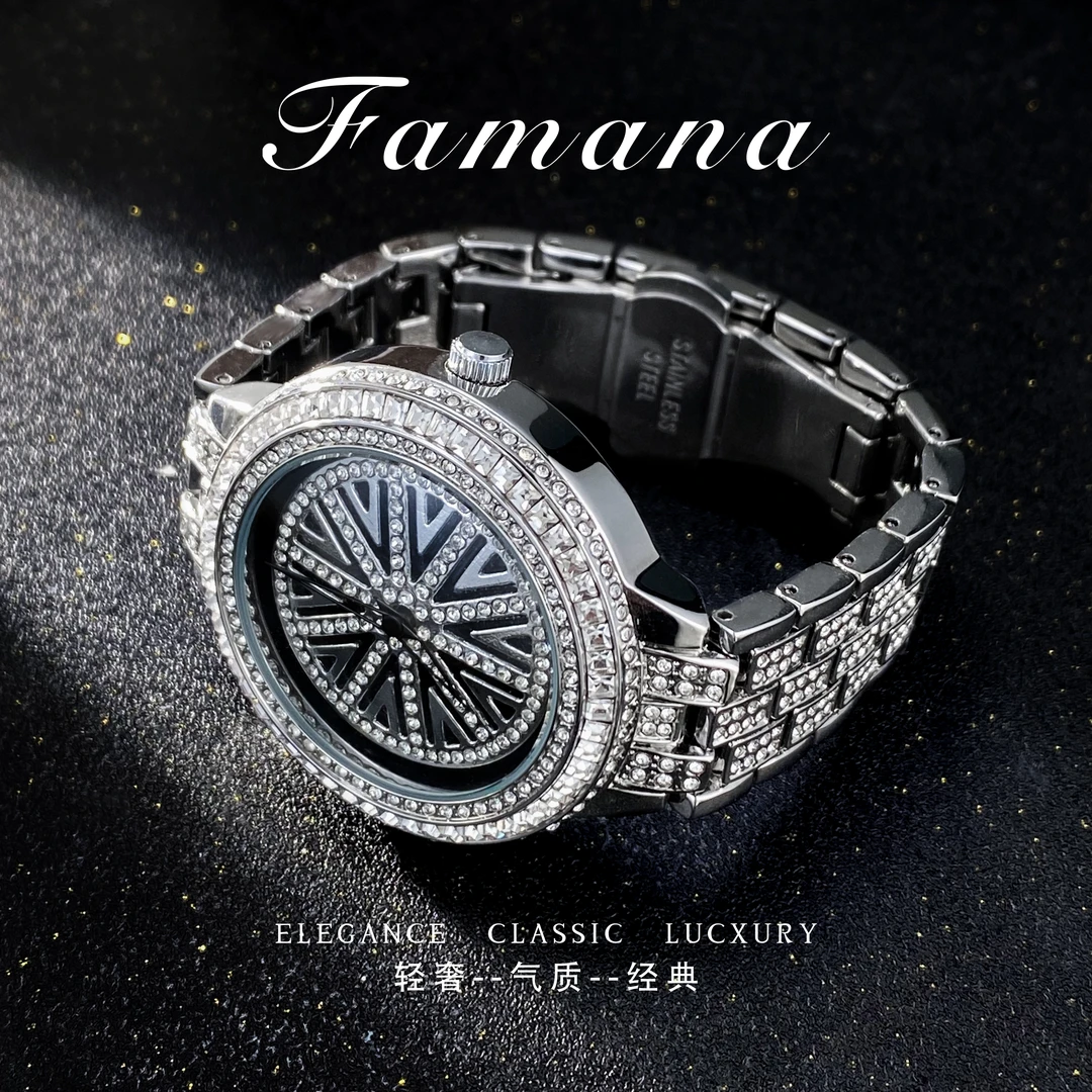 法国设计师品牌【时来运转】满天星石英表 30米深度防水