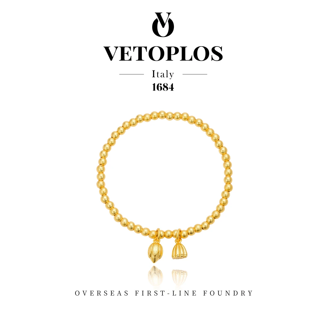 铜合金手链 VETOPLO★经典百搭古法莲蓬手链 G0775