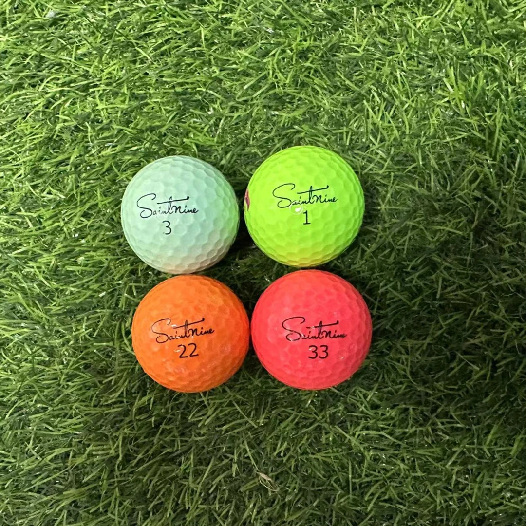 高尔夫球大S彩球二三层球下场用球包邮