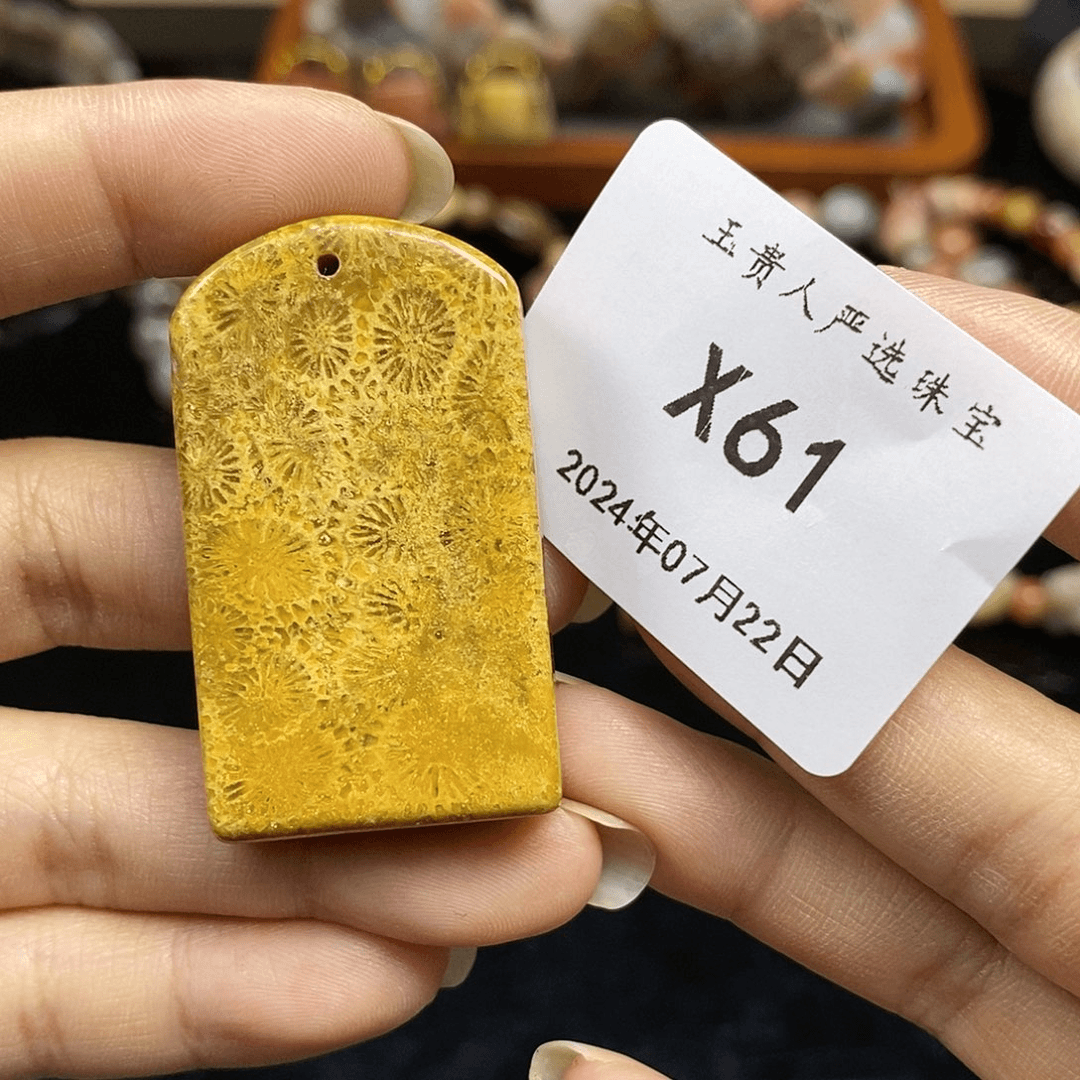 硅化珊瑚（珊瑚玉）手镯未镶嵌61