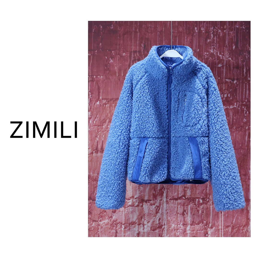 【LIANG哥女装】冬季礼遇《星系雾霾蓝》经典系列加厚毛毛衣外套5785