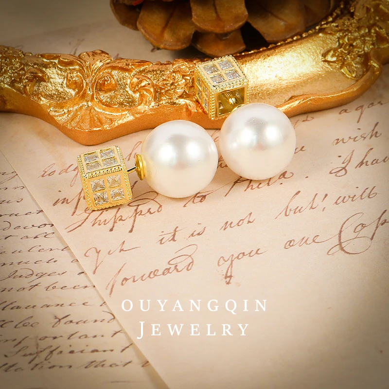 合金耳饰 【Big-Name】气质百搭轻奢经典简约大气耳环耳坠YE19022