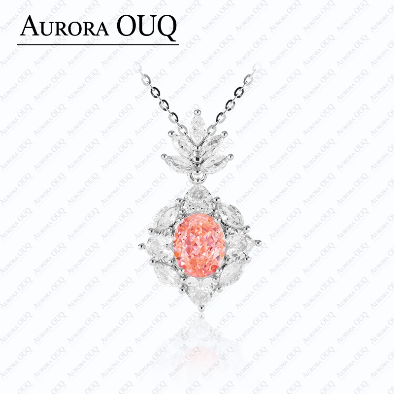 链子925银合成锆石 【琴愿为你】轻奢时尚项链吊坠CD140260