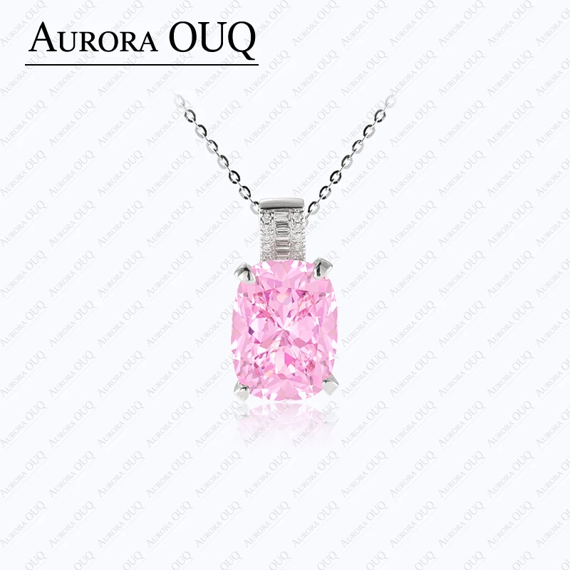 链子925银合成锆石 【琴愿为你】高级百搭感女吊坠CD14026