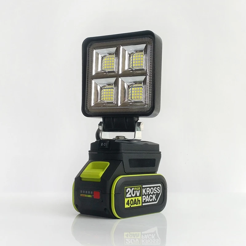 适用于威克士款工作灯户外应急灯LED维修灯散光泛光灯USBDIY改装