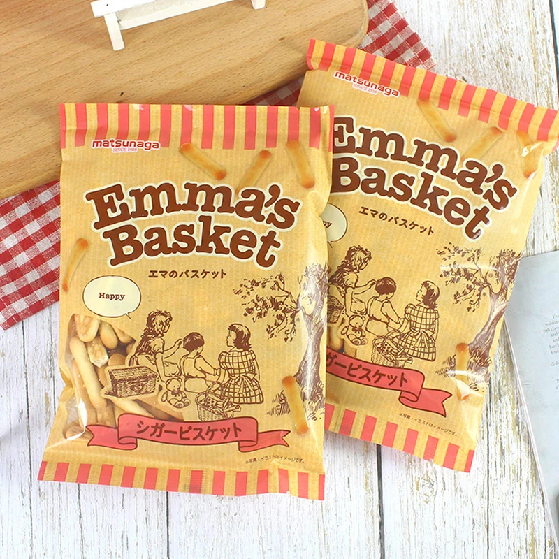 正品日本进口松永手指饼干袋装140g营养儿童磨牙小零食香酥脆曲奇