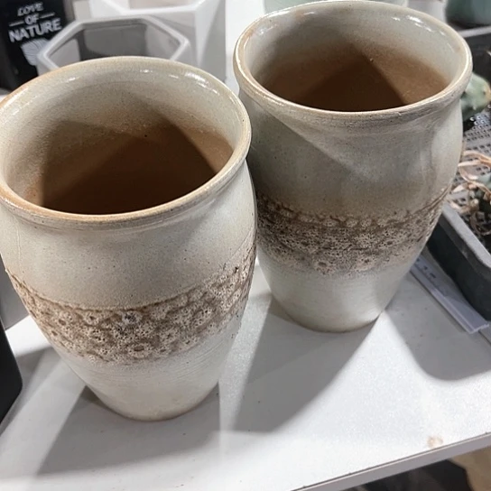 红陶20CM以下一对瓷盆高的9999