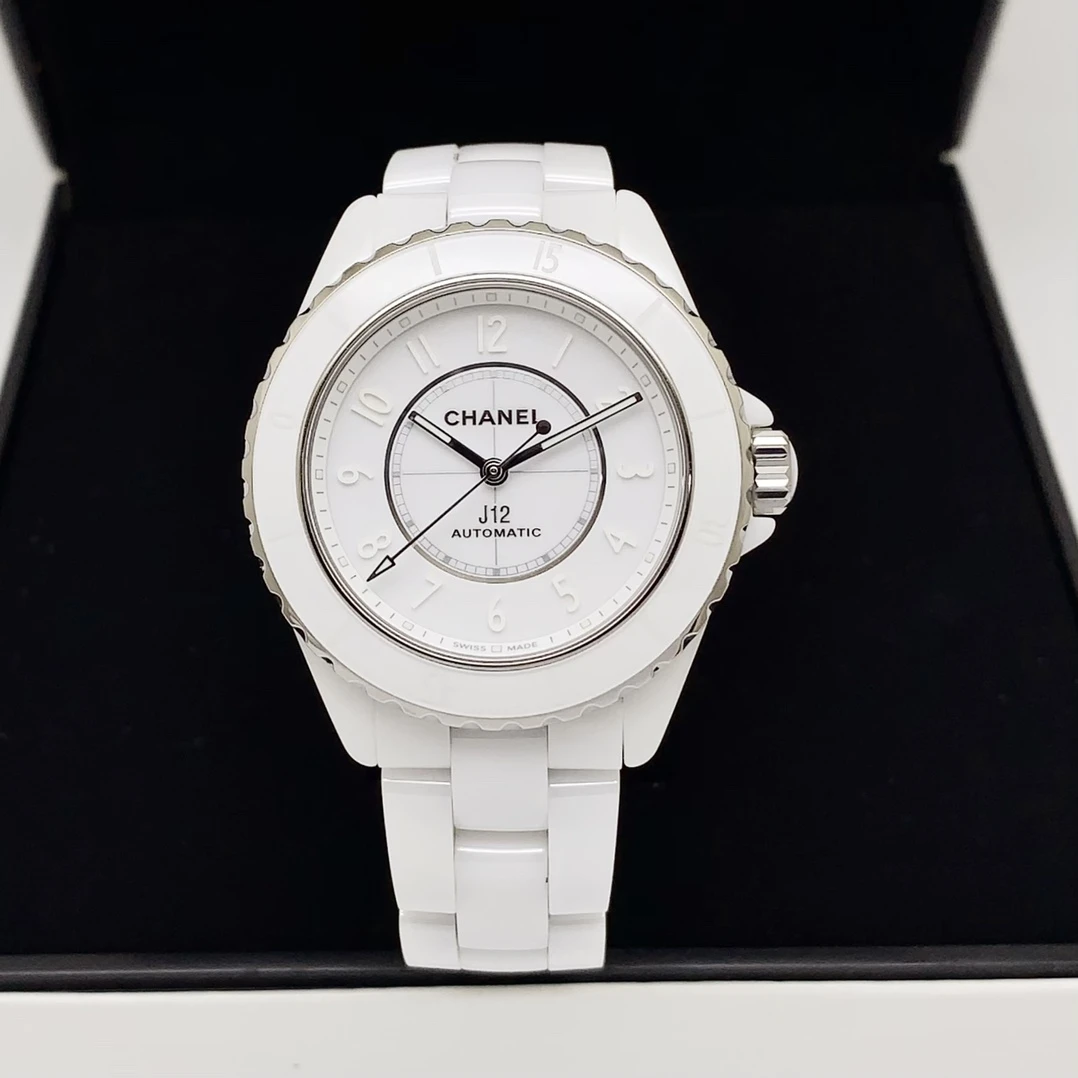 95新 Chanel/香奈儿 限定款J12/38mm白陶瓷/自动机械女表