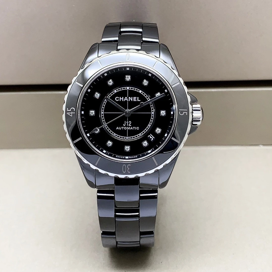 99新 Chanel/香奈儿 J12系列/38mm/23年/新款黑陶瓷/自动机械女表
