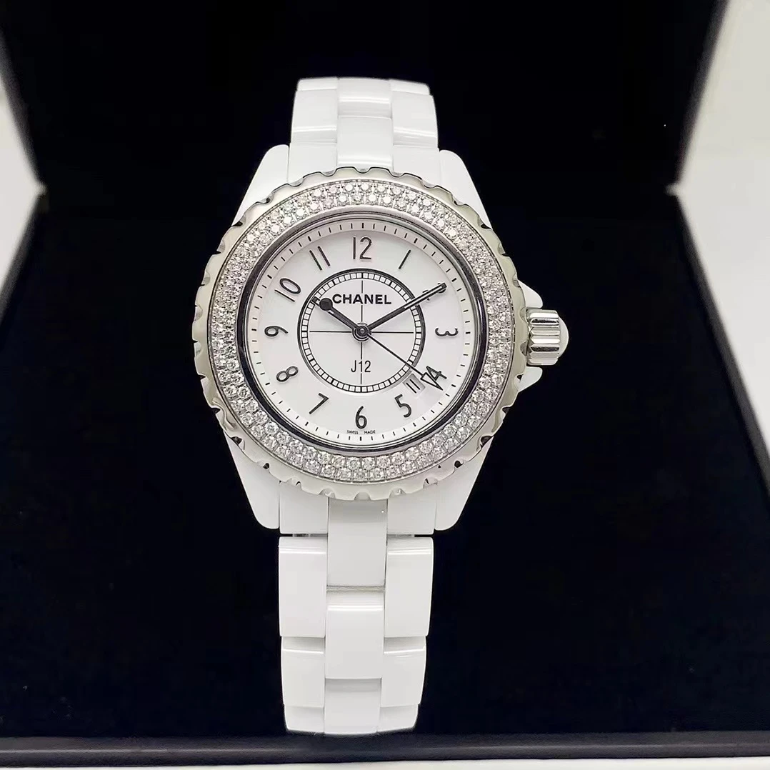 95新 Chanel/香奈儿 J12系列/33mm/原钻/女士腕表