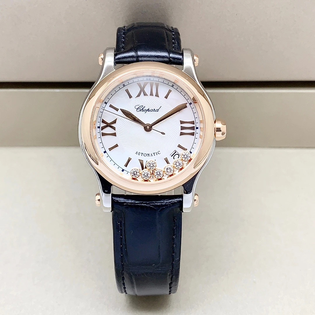 95新 Chopard/萧邦 HAPPY SPORT系列/间金/自动机械/36mm