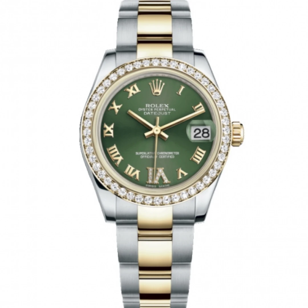 95新 Rolex/劳力士 G/日志型178383/全套/31mm间金/自动机械/经典