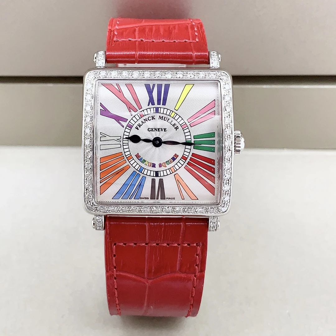 95新 Franck Muller/法兰克穆勒 6002/33x40.5mm/原钻/石英女表