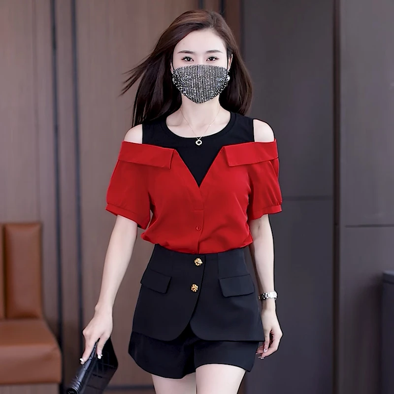 9112夏装套装女2025新款爆款洋气流行时尚女装法式气质显瘦减龄