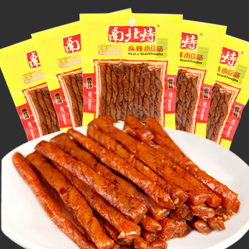 南北特麻辣小豆筋40g*5包辣条豆筋麻辣条小时候的味道休闲零食品