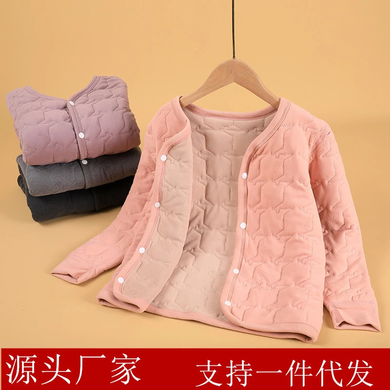 儿童内胆棉衣男童女童冬装内穿棉服中大童校服神器保暖秋冬小棉袄