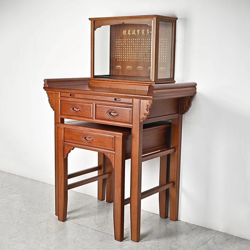 梵泽福实木吉祥如意新中式家用桌子