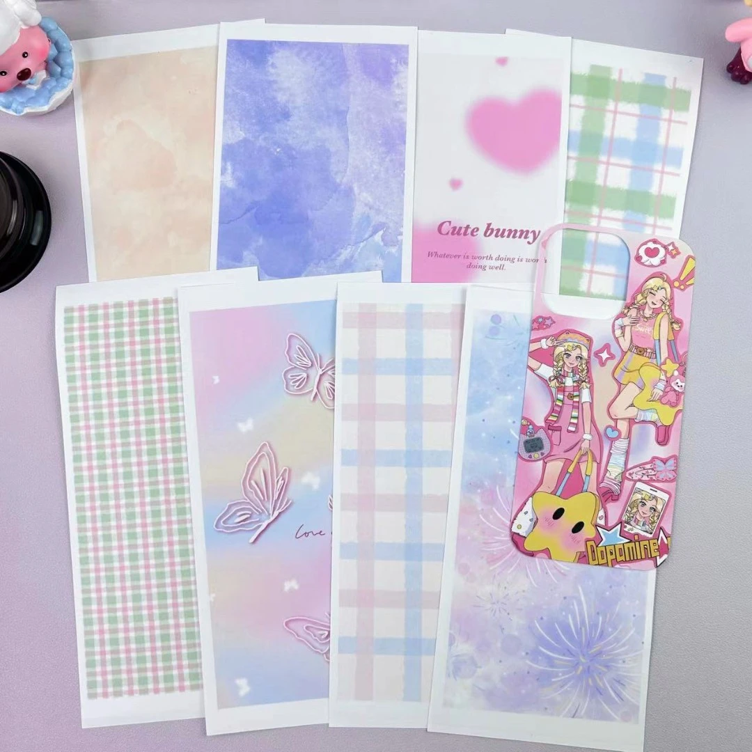 【背卡DIY打底纸】自带背胶