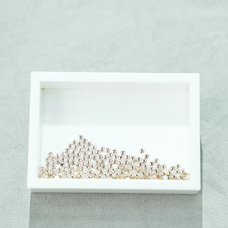 奥地利正品华子 SS30 6.3mm《平底圆钻》2088白色美甲钻