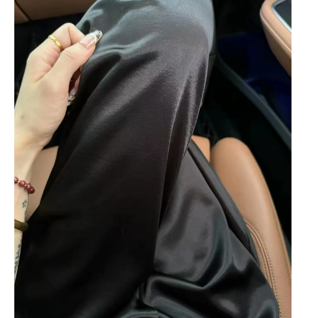 鎏金裤---新中式高腰窄版气质显瘦直筒裤