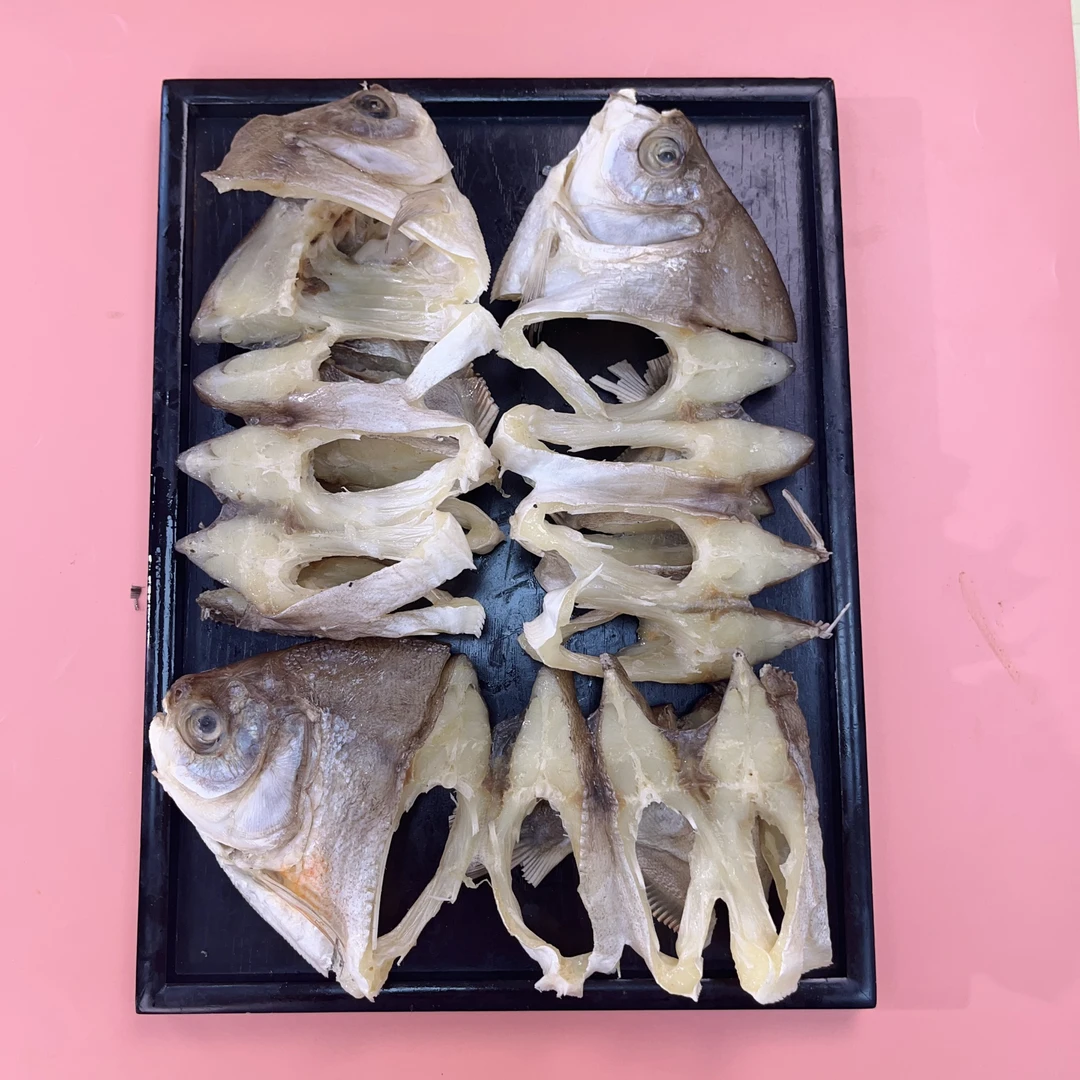 （猪骨龙海产）台山特产咸鱼干    银鲳鱼干  清蒸500g