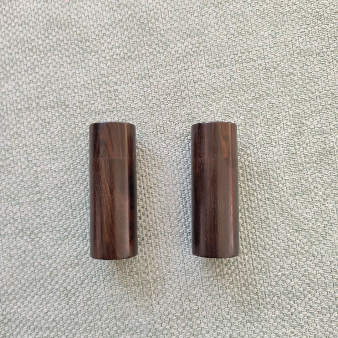 紫光檀中号牙签筒实木收纳容器