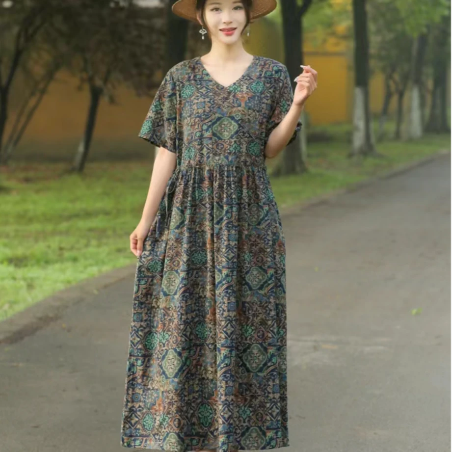 女装连衣裙夏季中长款