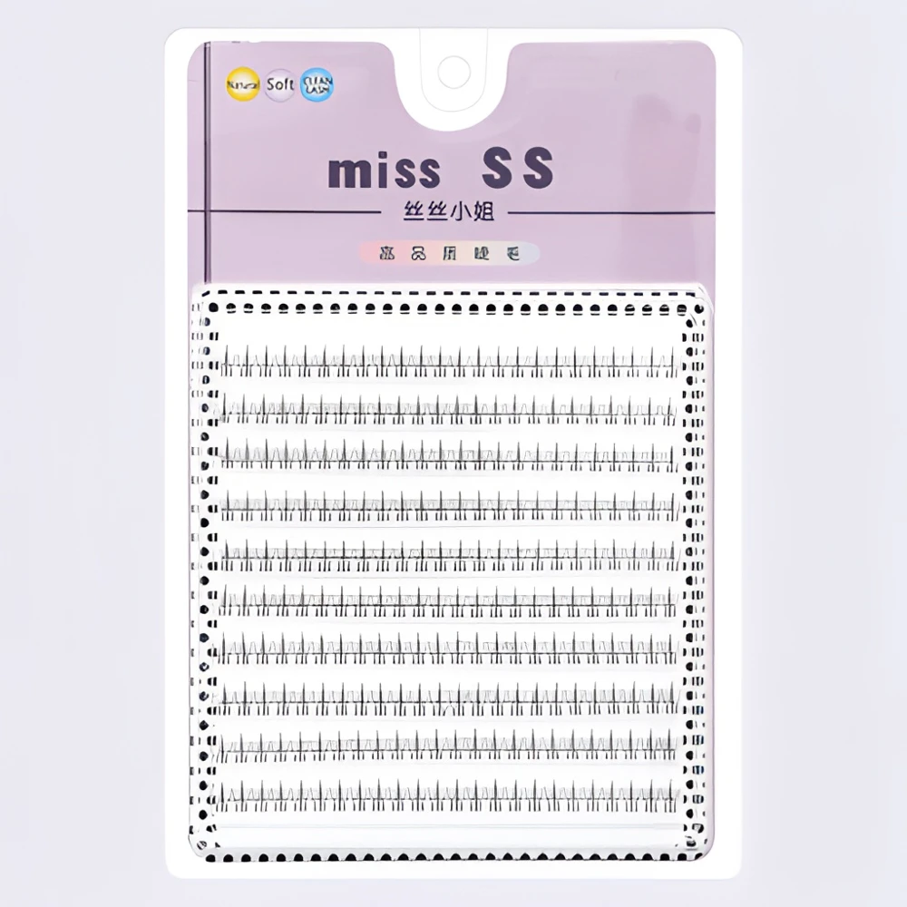 超大容量小火苗下睫毛假睫毛自然仿真自嫁接分段式初学者睫毛