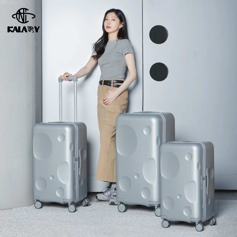 【KPL冠军队陨石箱】卡拉羊陨石箱超轻魔方体纯PC防刮行李箱CX8126