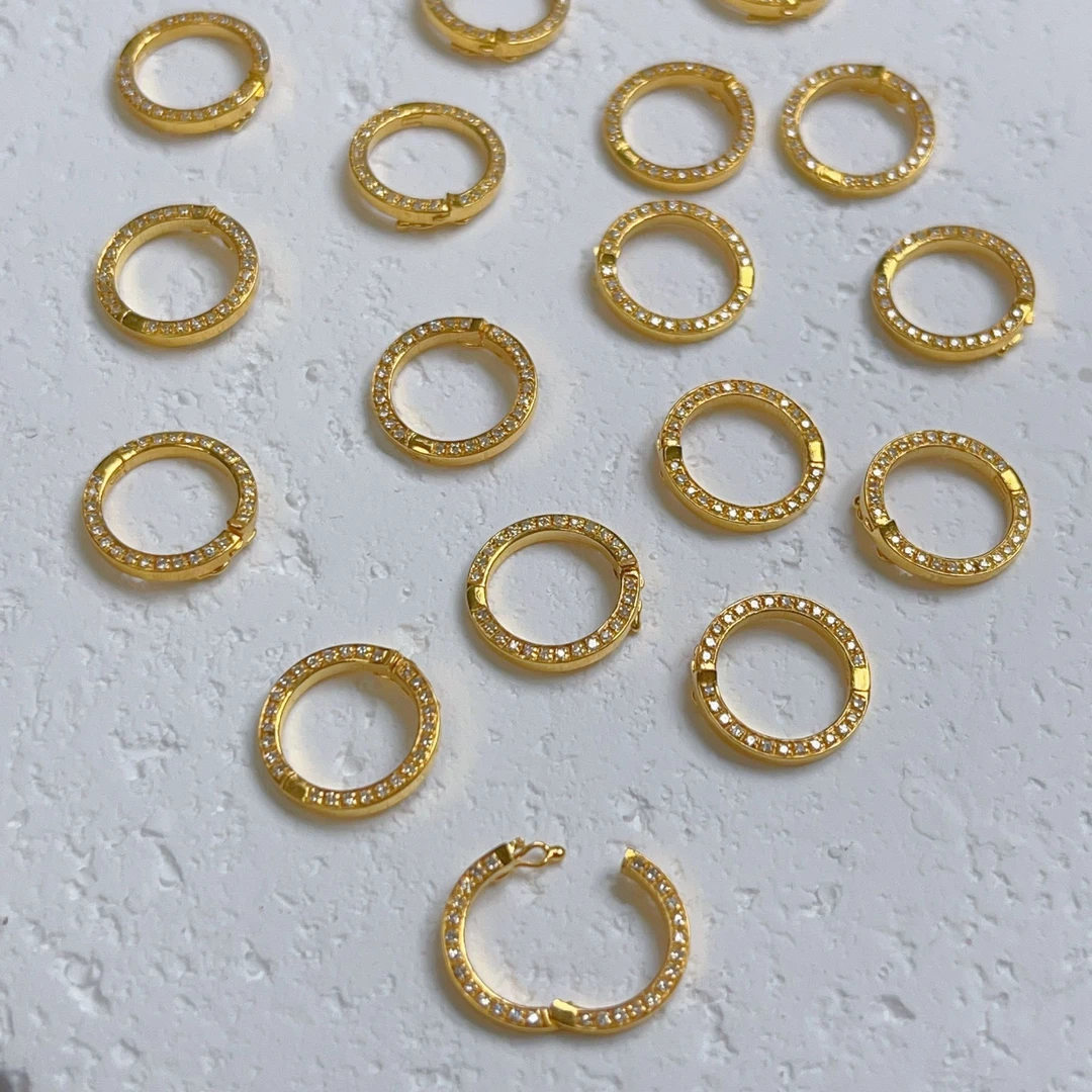 【灵兮珠宝】18K厚金精品精工万能扣（多样性发其一）