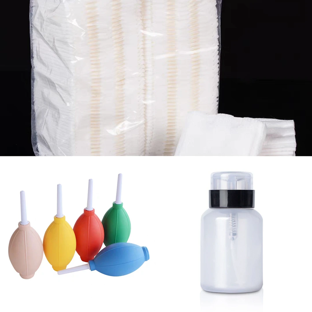 三层加厚清洁免橡皮吹酒精泵光纤熔接工具 三包清洁棉