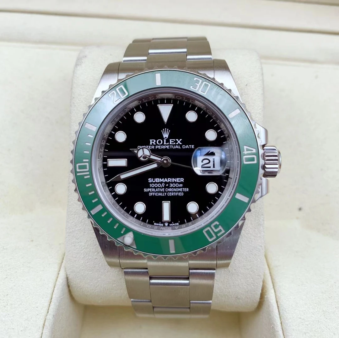 99新 Rolex/劳力士 潜航者系列126610绿水鬼41表经全套23年
