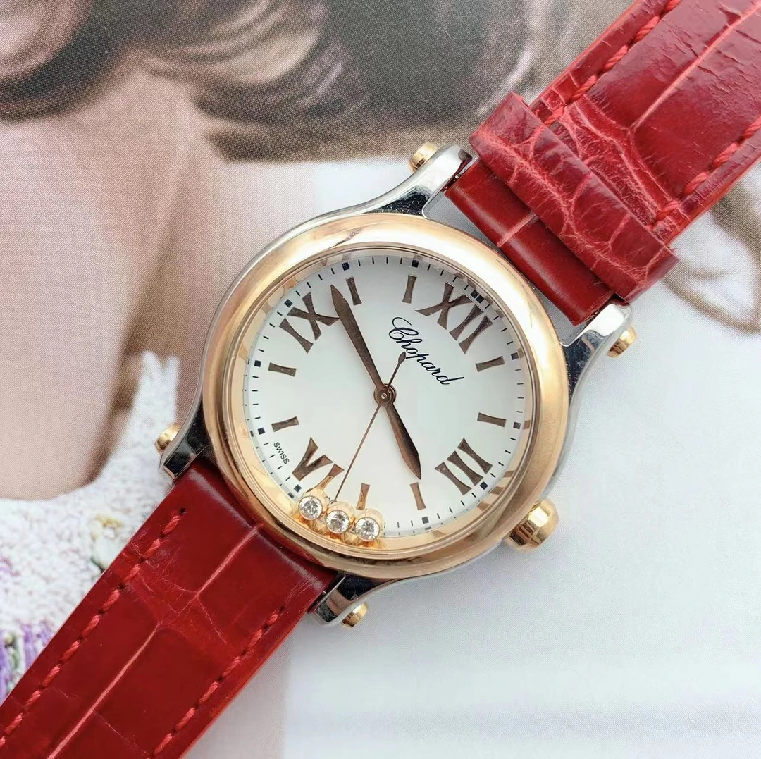 99新 Chopard/萧邦 HAPPY SPORT系列278590-6001快乐3钻单表