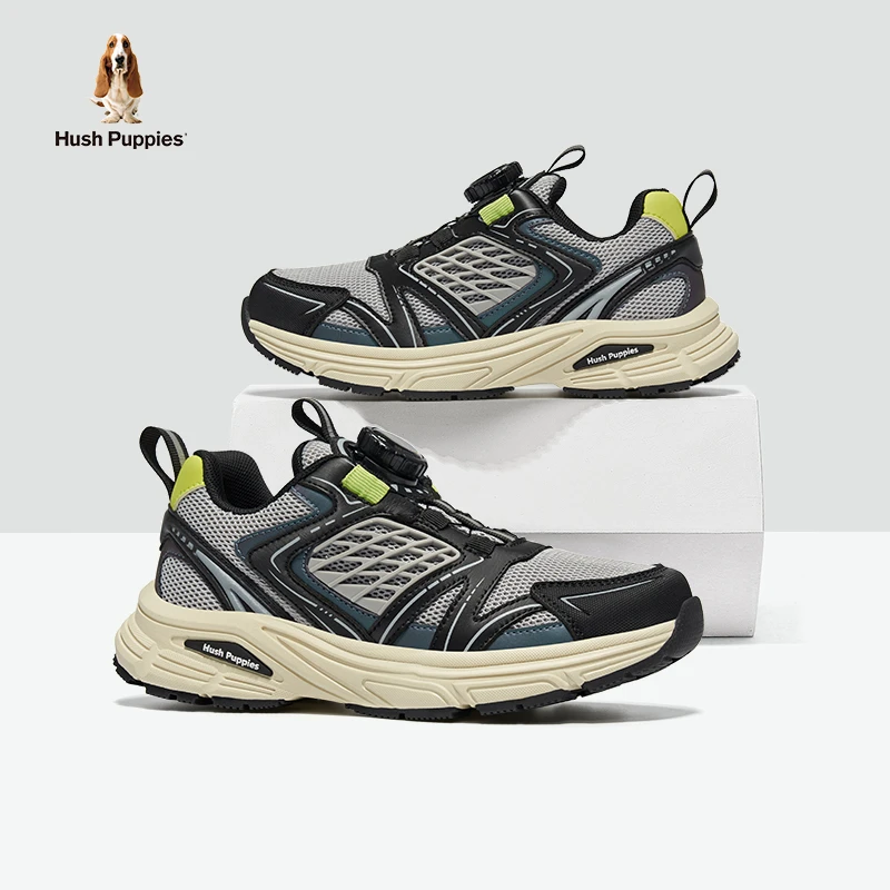 暇步士童鞋儿童运动鞋男童鞋秋软底登山防滑旋转扣休闲鞋子HP4316