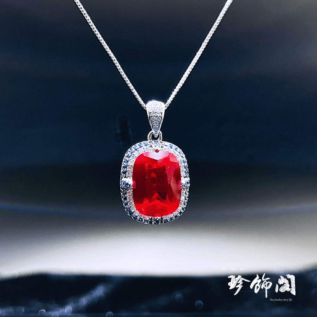 铜合金合成锆石项链 红刚  N-9905 项链  轻奢百搭