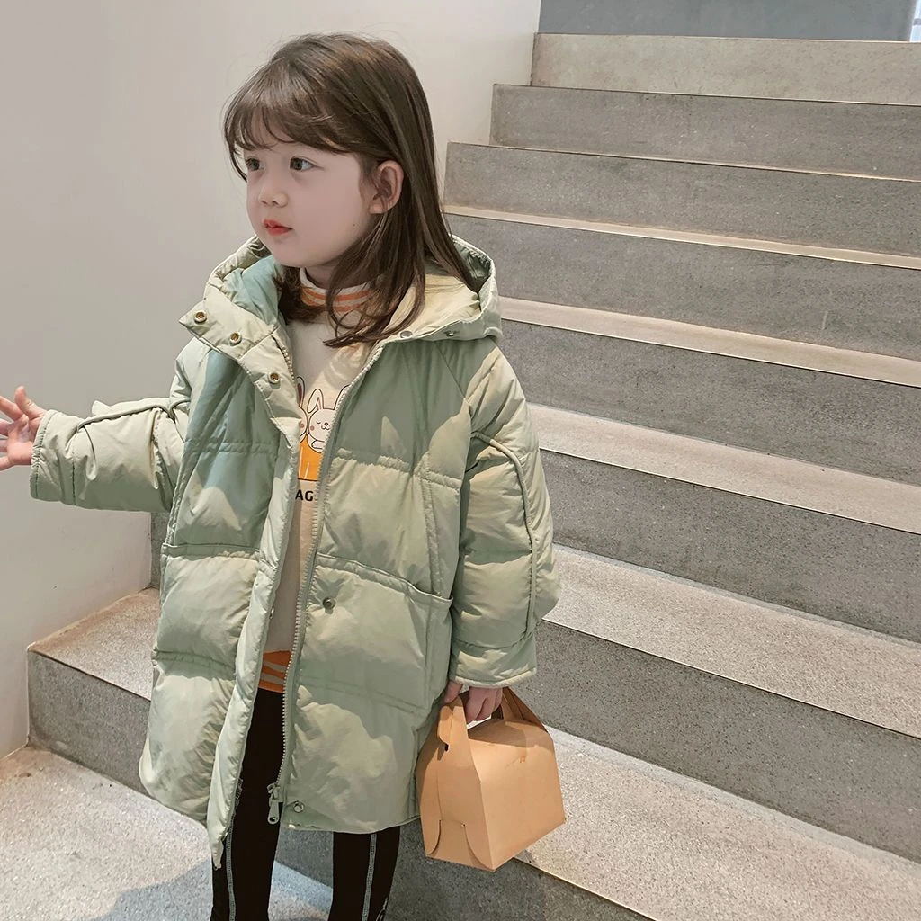 童装女童外套冬装加绒加厚2023新款儿童棉服中小童洋气棉服冬季穿