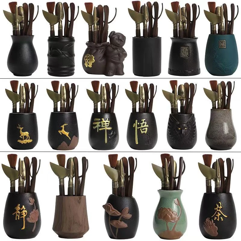 茶道六君子茶具泡茶专用工具茶具配件泡茶器茶具君子六件套
