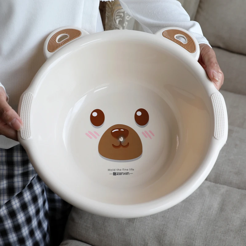 洗脸盆塑料盆加厚小号盆子儿童学生婴儿脸盆宿舍洗脚盆可爱小盆子