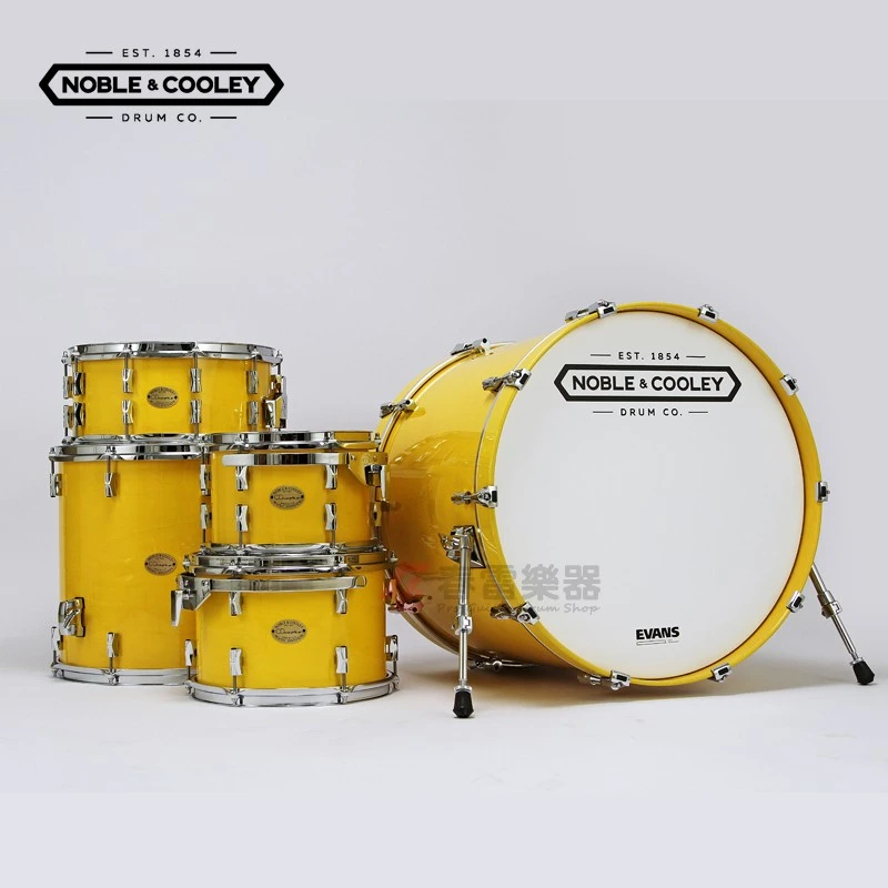 NC美产Noble&Cooley CD MAPLE系列Translucent Yellow枫木 架子鼓
