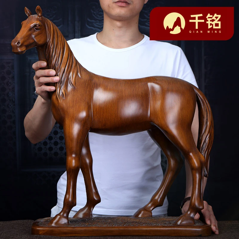 风水马摆件工艺品手工创意马到成功新中式客厅酒柜装饰品现代