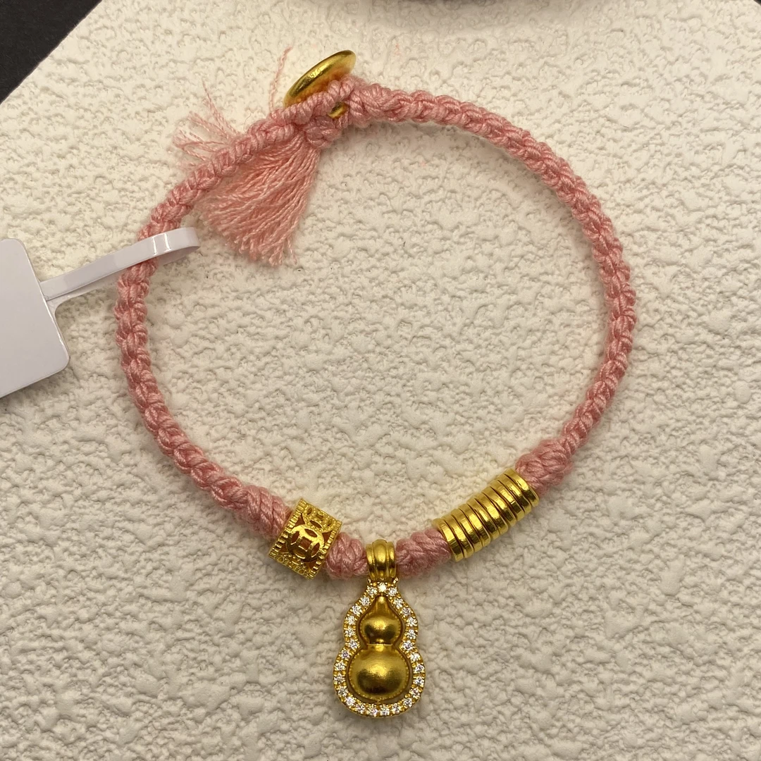 【金喜圆】足金999 时来运转葫芦手串/总长约18cm 带证书钢印