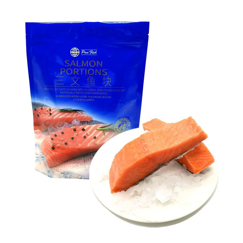 【会员超市】Pan Fish生冷冻三文鱼块1kg