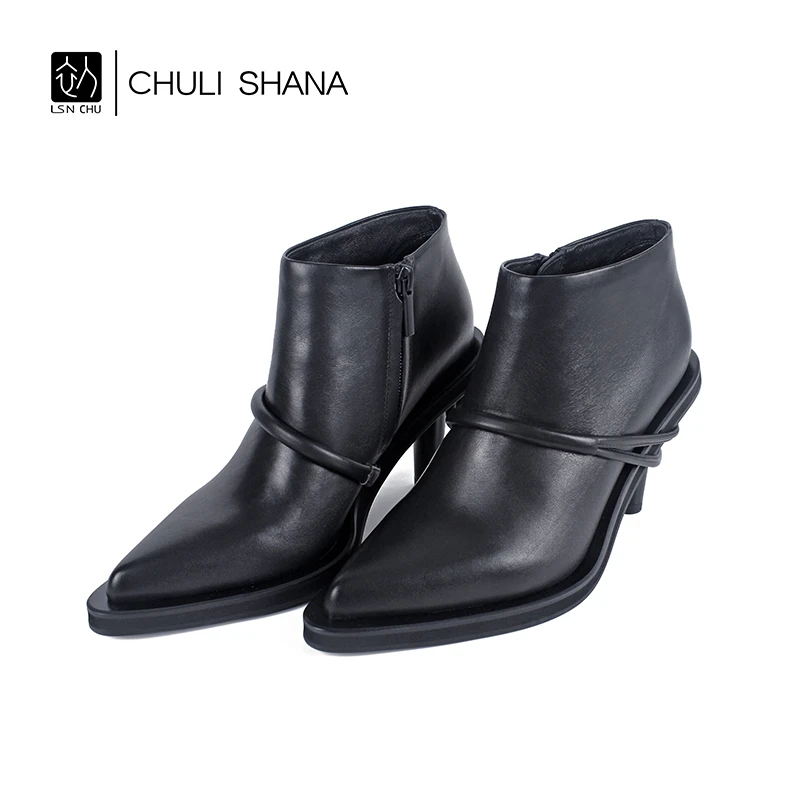 【袁咏琳同款】CHULI SHANA邂逅高跟鞋小众设计感8厘米高跟