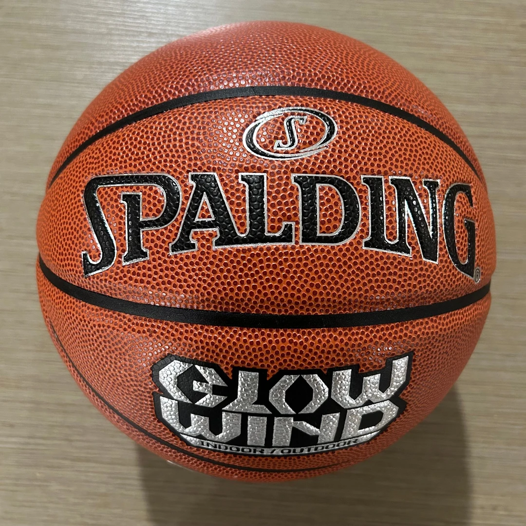 银标红旋风篮球7号PU室内外蓝球77-008Y