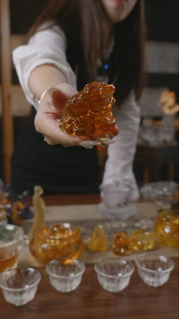 【闪购商品】琉璃手工艺品琉璃金蟾