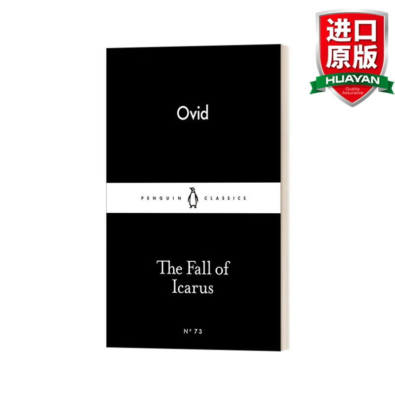 The Fall of Icarus 堕落的伊卡路斯 奥维德 小黑书 Ovid英文原版