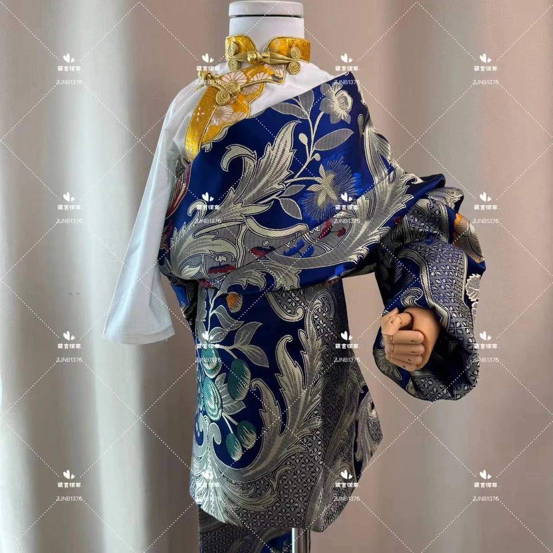 儿童藏袍【玉树临风】男童藏服民族风单藏袍百搭款春夏款藏式藏装