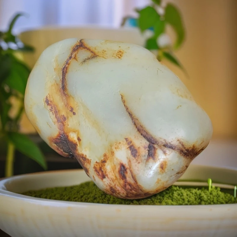 原石戈壁石奇石装饰直播间，盆景石，和田原石