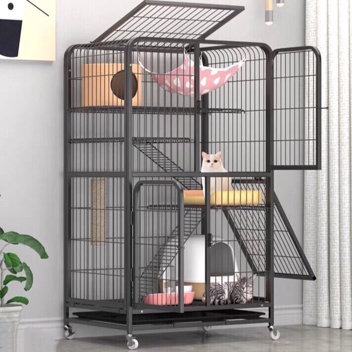 猫笼家用室内三层超大自由空间大号猫舍别墅带厕所猫屋宠物笼