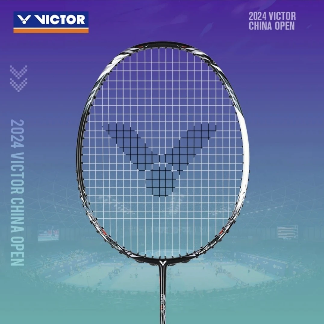VICTOR/威克多2024中国公开赛羽毛球拍限定版龙牙之刃银龙牙特效